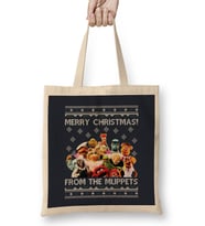 Merry Christmas From The Muppets Bez Çanta Uzun Saplı