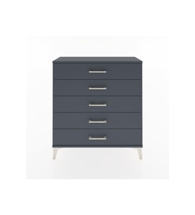 Arges Şifonyer 5 Çekmeceli 88x30x96 Antrasit-Antrasit