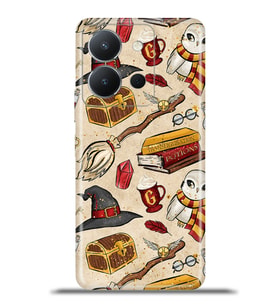 Vivo Y36 Kapak HD Renkli Dizayn Silikon Kılıf - Gryffindor