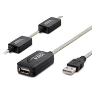 Usb Uzatma Kablosu 25 M - Silver Siyah HDX7546