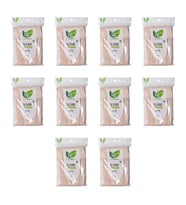 Roll-Up Doğaya Dönüş Ekolojik Doğal Doğa Dostu %100 Ahşap Çatal - 16 Cm. - 50'li 10 Paket