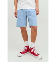 Jack & Jones Erkek Relaxed Fit Düz Denim Kot Şort  - 12223606 (DENIM)