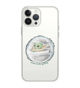Iphone 15 Pro Uyumlu Yoda Tasarımlı Şeffaf Telefon Kılıfı