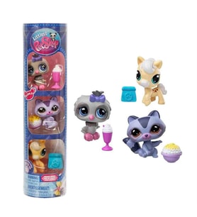Littlest Pet Shop Minişler 3’lü Figür Seti S4 Rakun-Baykuş-At