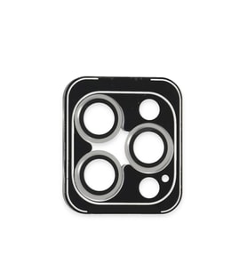 Joko Apple iPhone 16 Pro Max PVD Metal Kamera Lens - Gümüş
