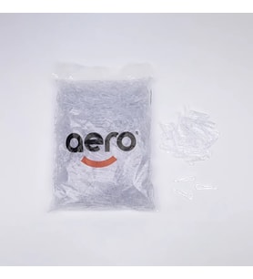 Aero Gömlek Klipsi 50 mm Şeffaf (1.000 Adet)