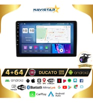 Fiat Ducato 2006-2016 Model 4GB + 64GB Android 13 Kablosuz Carplay Navigasyon Multimedya Sistemi