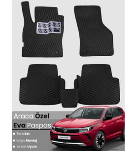 OPEL GRANDLAND (2024-2025) Uyumlu EVA Paspas Tam Set–Araca Özel,Kolay Montaj,Oto Paspas