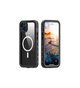 iPhone 15 Kılıf 1-1 Su Geçirmez (Siyah)