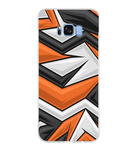 Samsung Galaxy S8 Plus Kapak  Grafiti Tasarımlı Şeffaf Silikon Kılıf