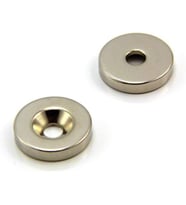 12Mm X 7/3,5Mm X 3Mm Havşa Delikli Güçlü Neodyum Mıknatıs