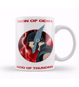 God of Thunder Kupa Bardak Porselen