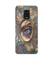 Redmi Note 9 Pro / 9s Uyumlu Aesthetic Göz Tasarımlı Şeffaf Telefon Kılıfı
