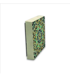Çini Desen Baskılı Doğaltaş  Magnet(KD-009)Buzdolabı Süsü