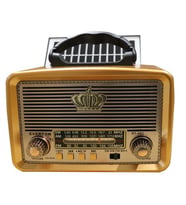 Everton RT-681 Solarlı,Ledli, Şarjlı Nostaljik Radyo (FM-AM-SW-USB-TF)