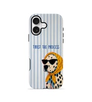 iPhone 16 Plus Vorian Çift Katmanlı Kılıf Trust The Process Dalmatian