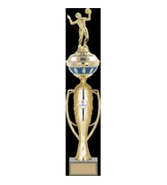ODAK KUPA - Figürlü Kupalar - Voleybol Kadın Figürlü Kupalar FG-074 A - 55 cm