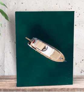 BK Gift Gemi Tasarımlı Dekoratif Mini Kanvas Tablo 15x20cm-6