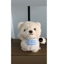 Sevimli Kıyafetli Ayıcık Peluş Oyuncak Anahtarlık Hediyelik Uyku Arkadaşı 15 Cm (Çok Renkli)