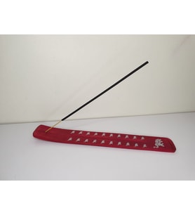 Ahşap Kayık Tütsülük (Kırmızı)