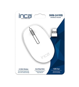 INCA IWM-241RB Kablosuz 1200dpi Beyaz Mouse