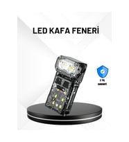 Sensörlü LED Kafa Feneri Şarj Edilebilir Manyetik Eller Serbest
