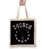 Zodiac Sign Taurus Bez Çanta Uzun Saplı