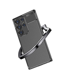 Samsung Galaxy S24 Ultra Kılıf Karbon Silikon Case Kapak