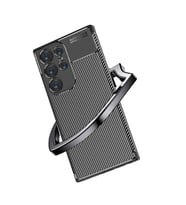Samsung Galaxy S24 Ultra Kılıf Karbon Silikon Case Kapak