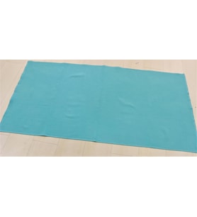 Kare Desen Peştamal & Banyo Havlusu %100 Pamuklu Turkuaz-100 x 150