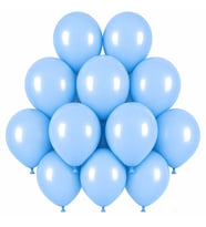 Mavi Renk Lateks makaron Balon (30 cm) - 12 Adet