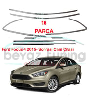 Ford Focus 4 Cam Çıtası Komple Kromu Nikelajı 2015 Sonrası