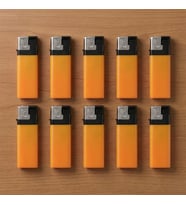 BK Kurumsal Promosyon Logolu YMN-330 I-Lighter Sarı Çakmak(50 Adet) – Manyetolu Siboplu Sarı Reklam Çakmağı