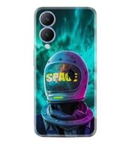 Vivo Y17S Kılıf Resimli Desenli Silikon Platinium Series Space 1814