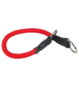 Karlie Suni Deri Eğitim Tasma Kırmızı 50x1,2cm