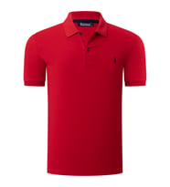 T8561 DEWBERRY ERKEK TSHIRT-DÜZ KIRMIZI (Karışık)