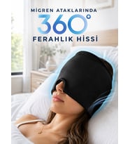 360° Jel Kompres Başlığı Soğuk ve Sıcak Kullanıma Uygun Rahatlatıcı Göz Maskesi