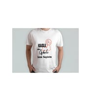 Kaslı ve Öfkeli T-Shirt İsimli (Beyaz)