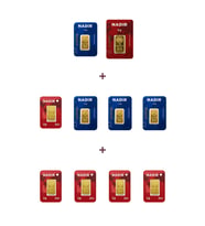 Nadir Gold 24 Ayar 20 Gram Altın (1 Ad 5 Gram Altın + 4 Ad 2,5 Gram Altın + 5 Ad 1 Gram Altın )