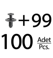 Honda için Çamurluk Etek Klipsi- 100 Adet