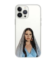 Iphone 12 PRO Uyumlu Lana Del Rey Tasarımlı Şeffaf Telefon Kılıfı