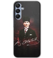 Galaxy A35 Kılıf HD Desen Baskılı Kılıf - Kemal Atatürk