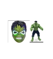 MARVEL Işıklı Hulk Maske Ve Hulk Figür 2li Oyun Seti
