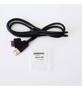 PS Vita Kablo Sd2vita Adaptör PSV Adaptor PS Vita 1000 Model Uyumlu Kablo Vita Fat Kasa Uyumlu Kablo (Siyah)