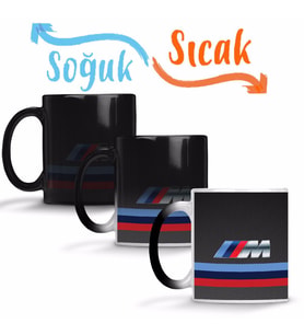 Bmw M Power Carbon Sihirli Kupa Bardak Porselen