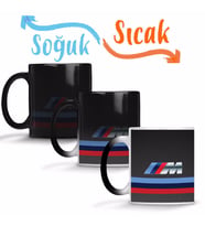 Bmw M Power Carbon Sihirli Kupa Bardak Porselen