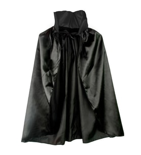 Parti Aksesuar Siyah Renk Yakalı Halloween Pelerini 90 cm