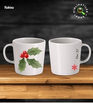 KirliPatiler Taş Kupa Fincan Üzeri Yeni Yıl Noel Baskılı (Model 1)