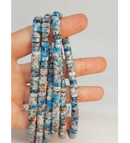Dumortierit Taşı Şekilli 3x6mm Dizi (49336)
