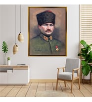 ÇERÇEVELİ ATATÜRK TABLO S345